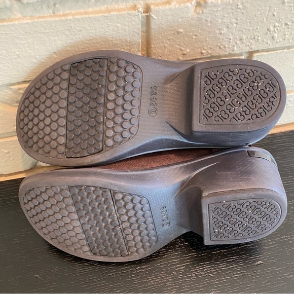 Bzees Women's Tribute Ankle Boots Booties Comfort Brown Faux Suede Sz 7.5 W - Picture 6 of 7